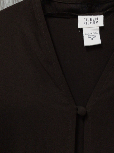 Eileen Fisher Silk Cardigan Size Small
